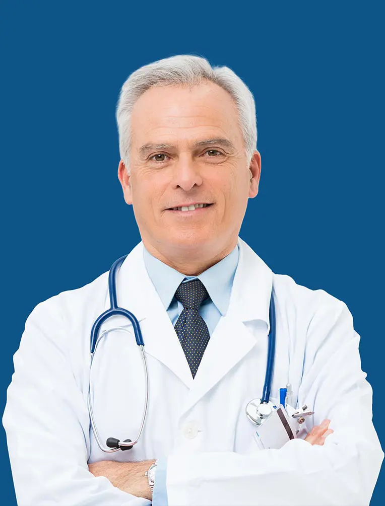 lekarz neurolog w białym fartuchu