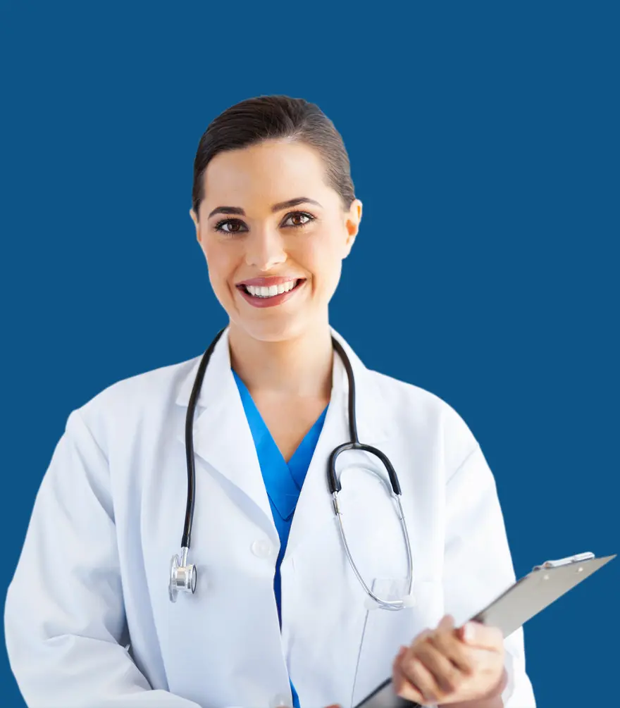 lekarz neurolog w białym fartuchu